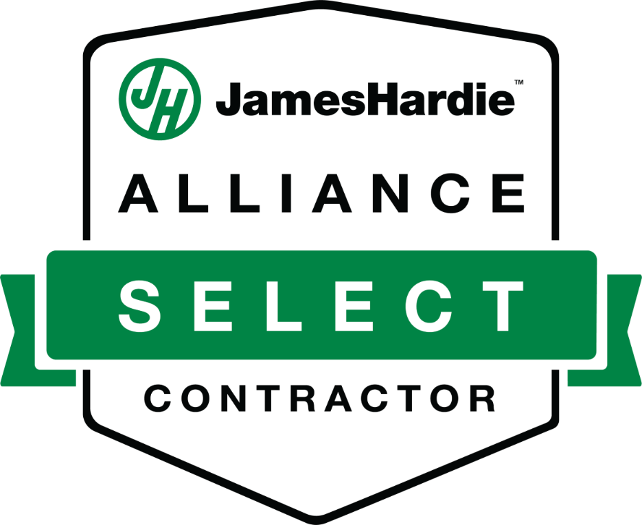 James Hardie Alliance Select Contractor badge